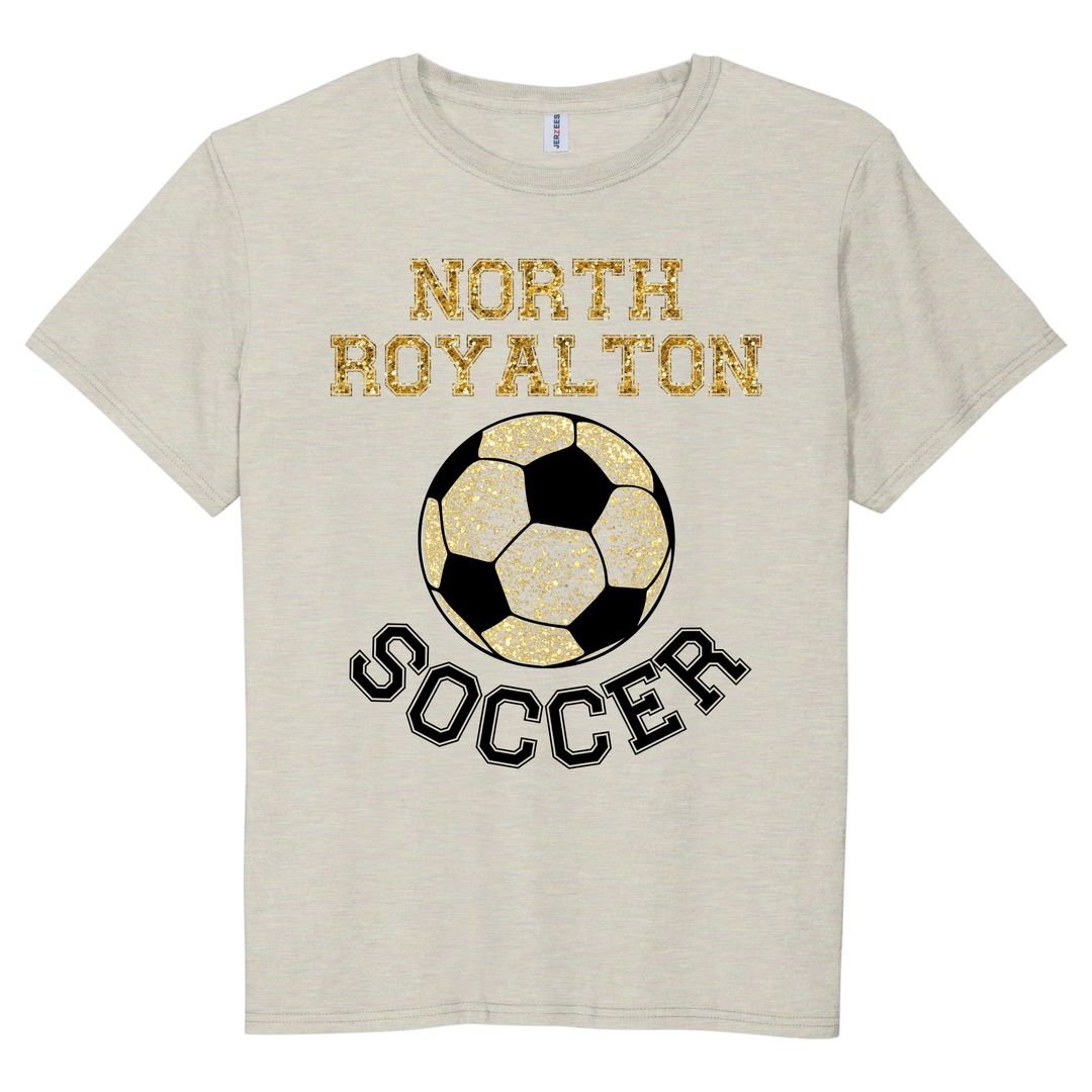 T-SHIRT : NR GLITTER SOCCER BALL