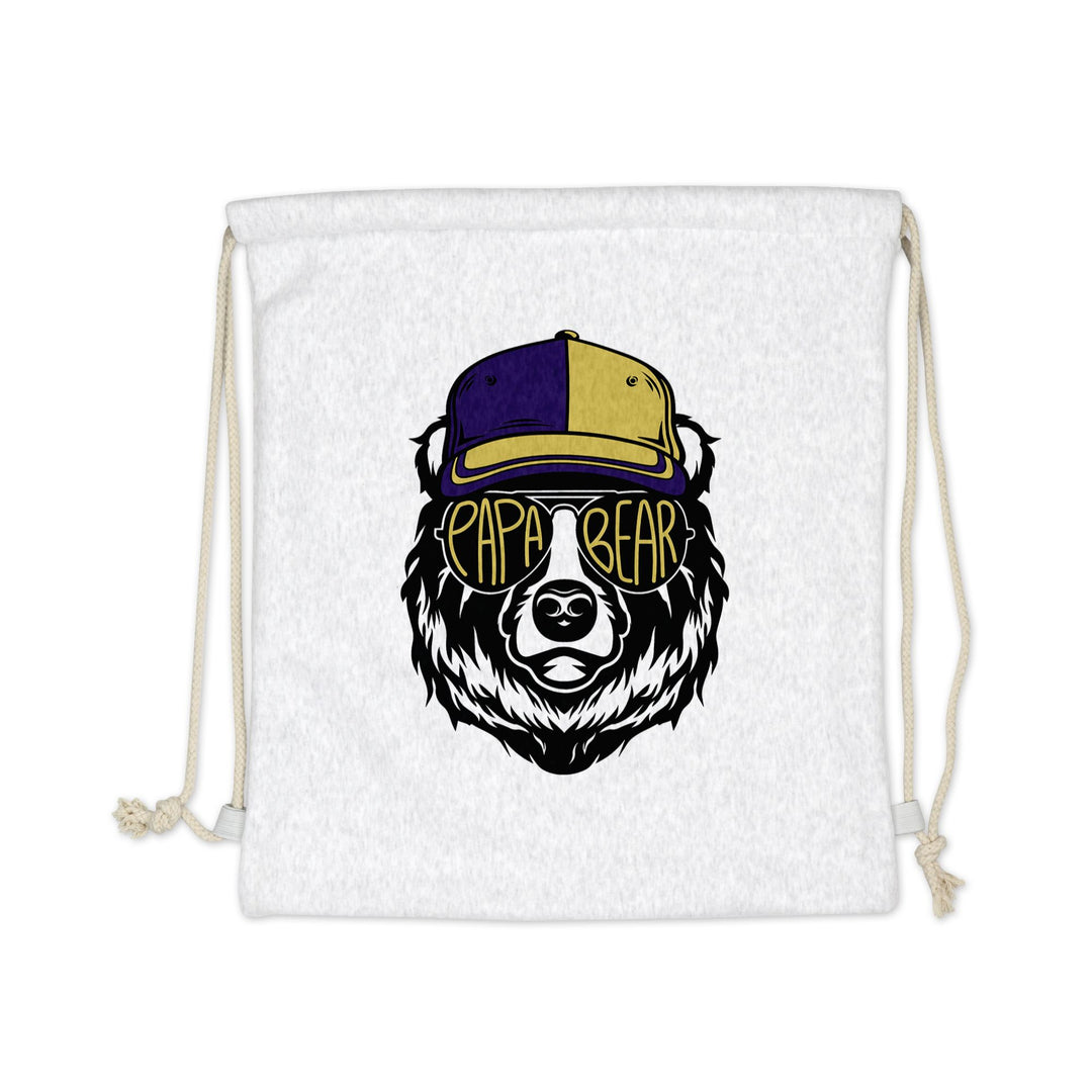 SWEATSHIRT DRAWSTRING BAG : PAPA BEAR