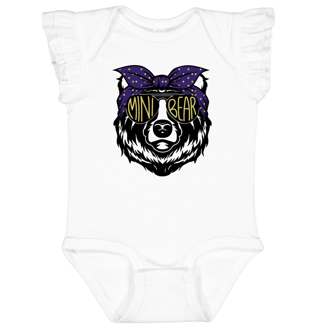 FLUTTER SLEEVE ONSIE : MINI BEAR