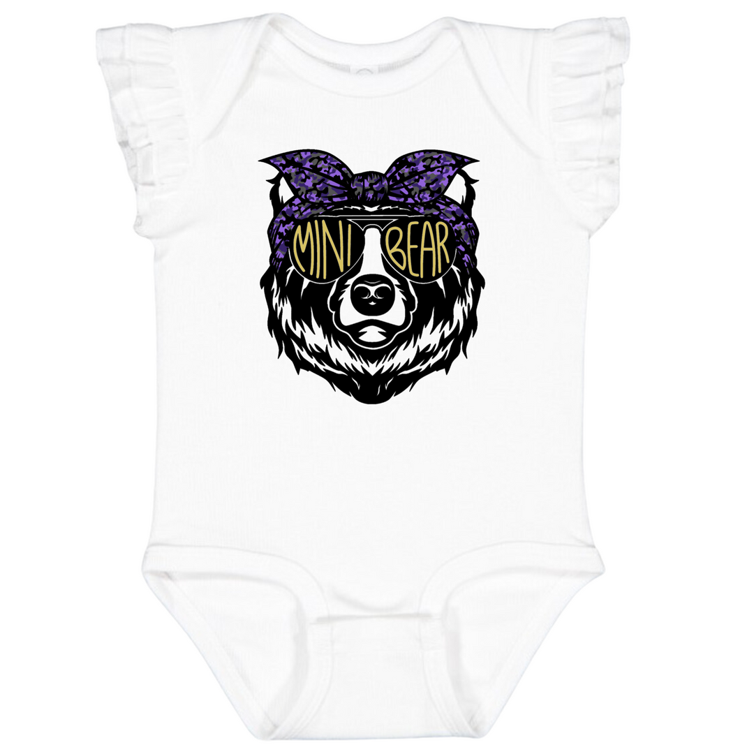 FLUTTER SLEEVE ONSIE : MINI BEAR