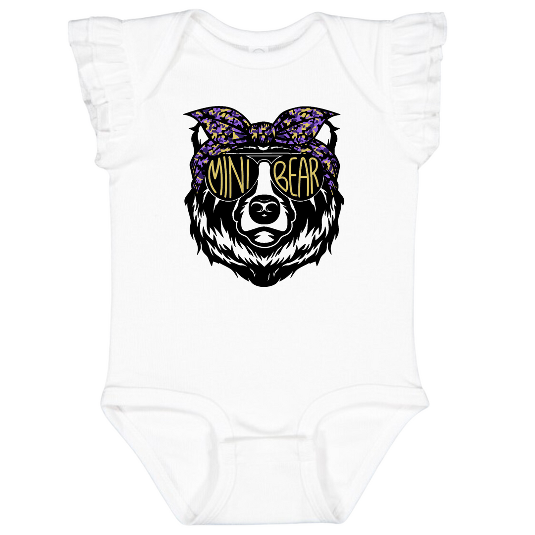 FLUTTER SLEEVE ONSIE : MINI BEAR