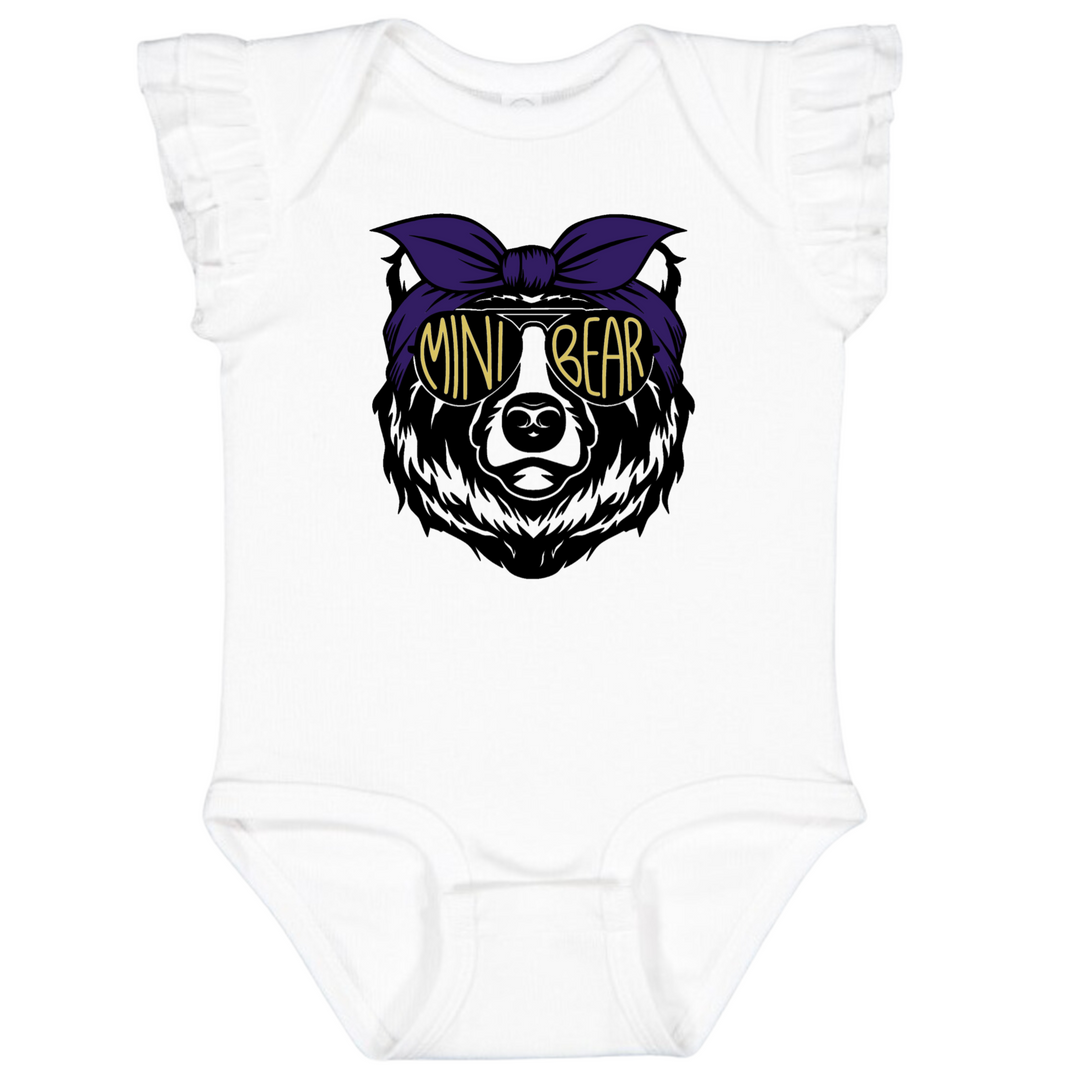 FLUTTER SLEEVE ONSIE : MINI BEAR