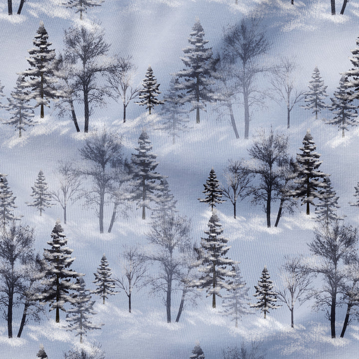 SNOWY PINE TREES