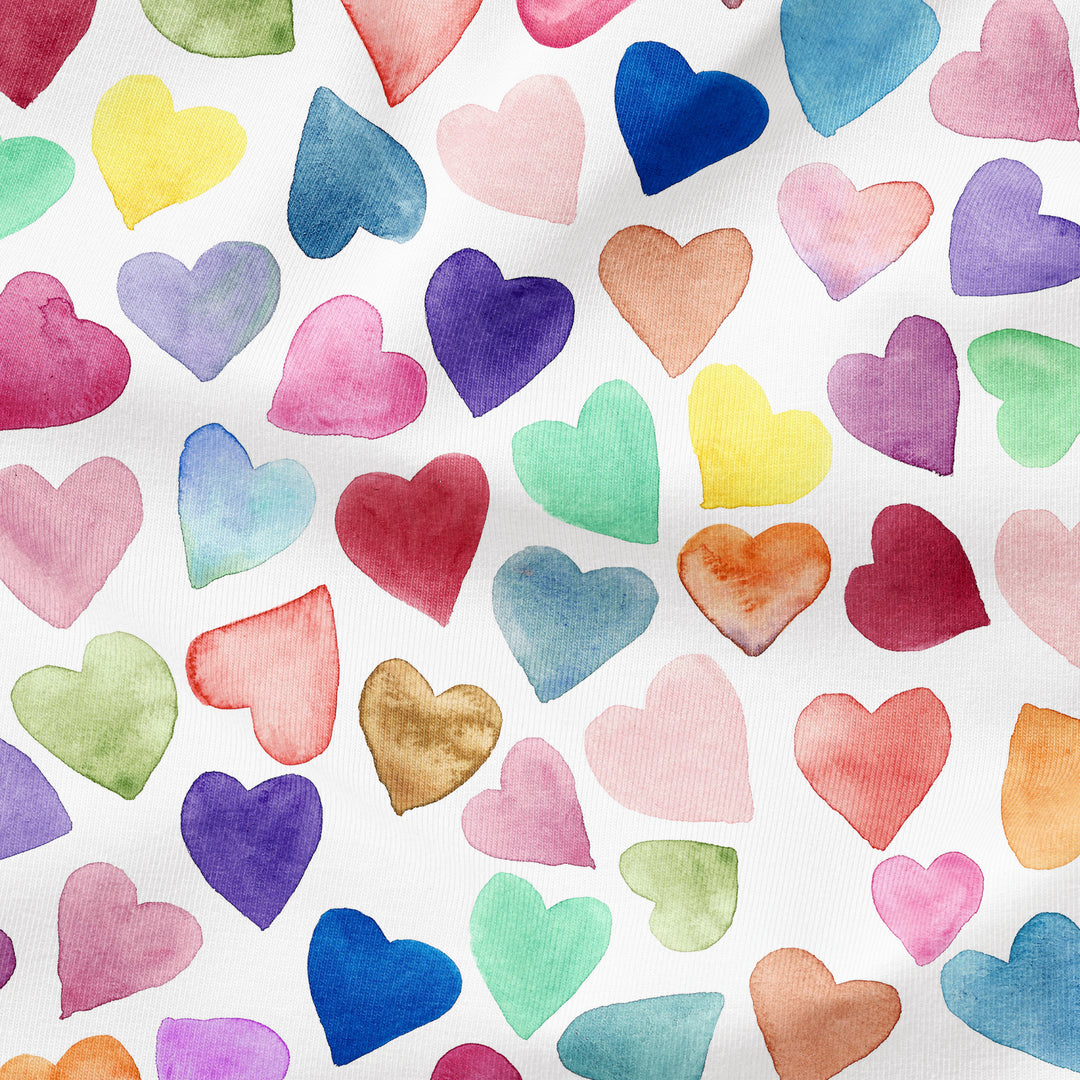 WATERCOLOR VALENTINE HEARTS