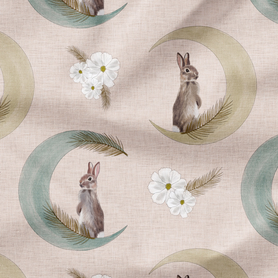 SPRING FLORAL BUNNY