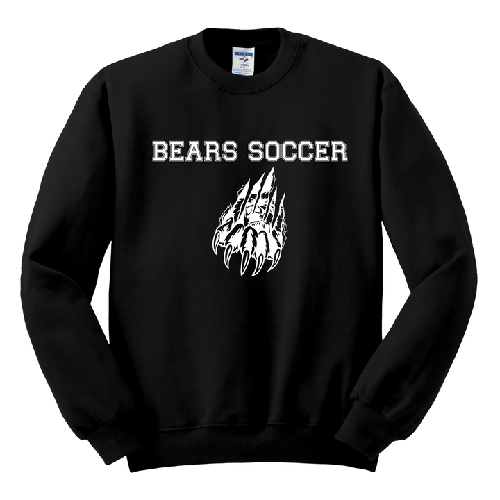 CREWNECK : WHITE BEAR SCRATCH