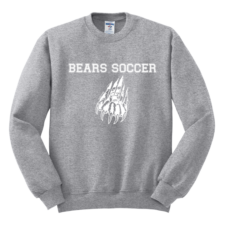 CREWNECK : WHITE BEAR SCRATCH