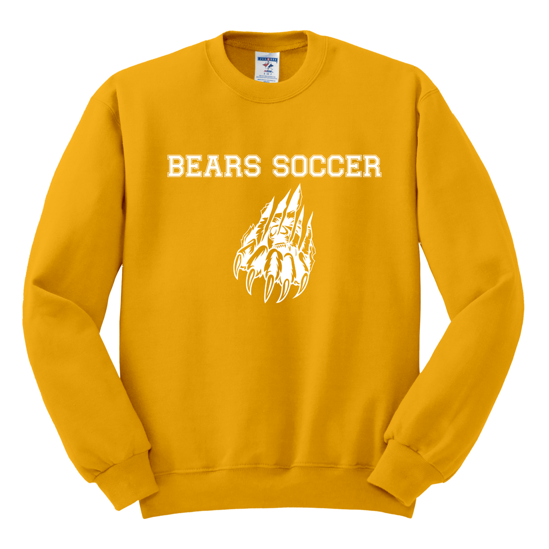 CREWNECK : WHITE BEAR SCRATCH