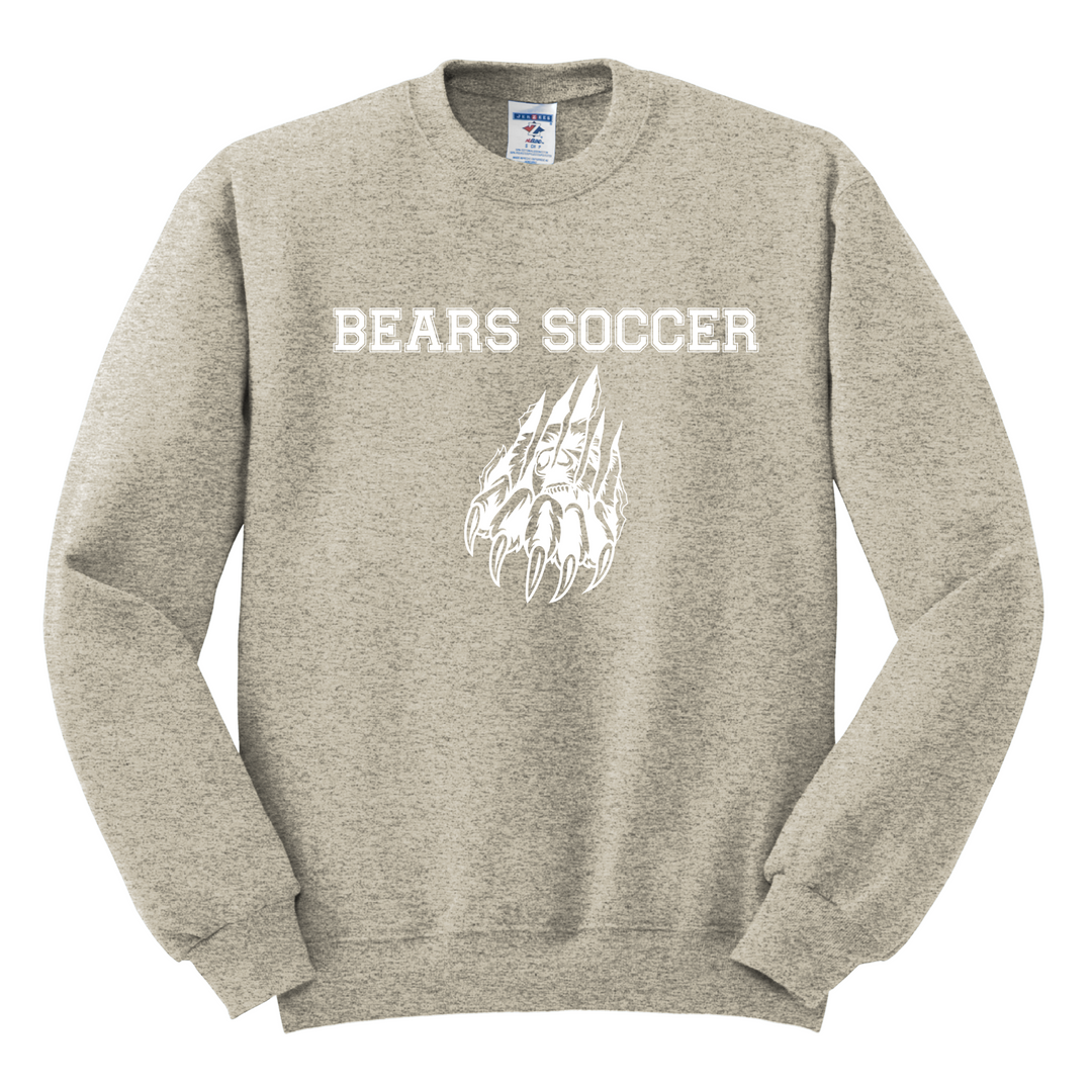 CREWNECK : WHITE BEAR SCRATCH