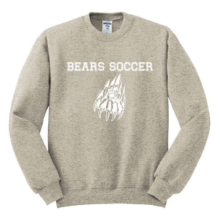 CREWNECK : WHITE BEAR SCRATCH