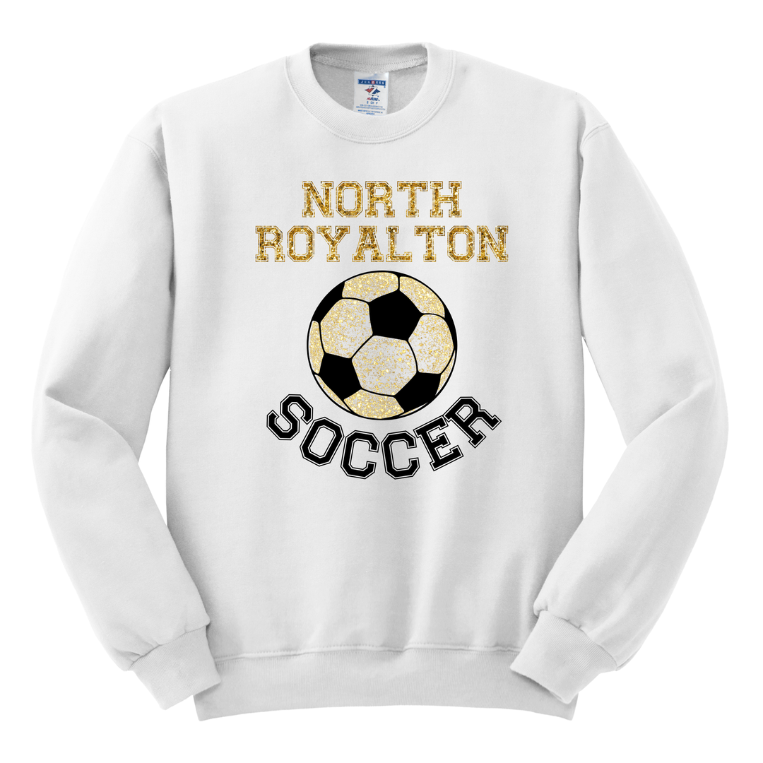 CREWNECK : NR GLITTER SOCCER BALL