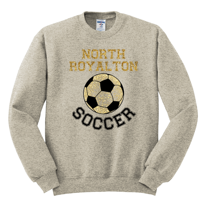 CREWNECK : NR GLITTER SOCCER BALL