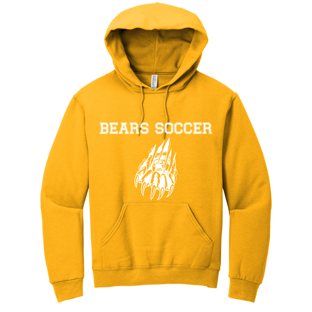 HOODIE : WHITE BEAR SCRATCH