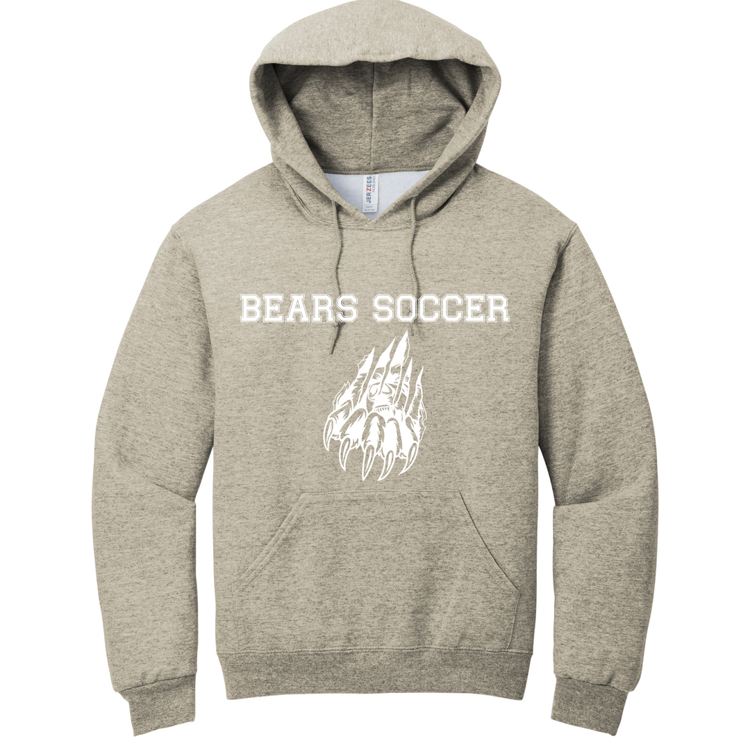 HOODIE : WHITE BEAR SCRATCH