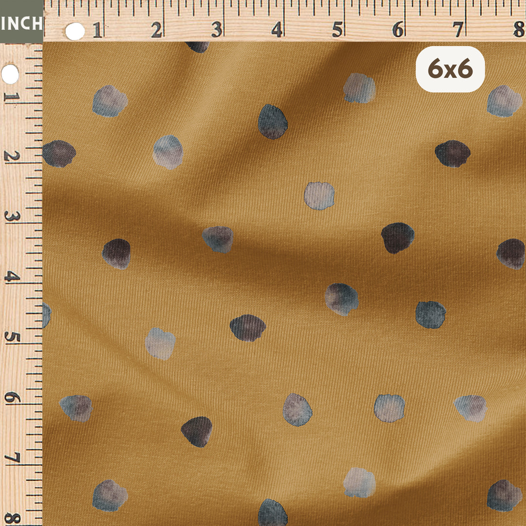 GRUNGE WOODLAND POLKA DOTS