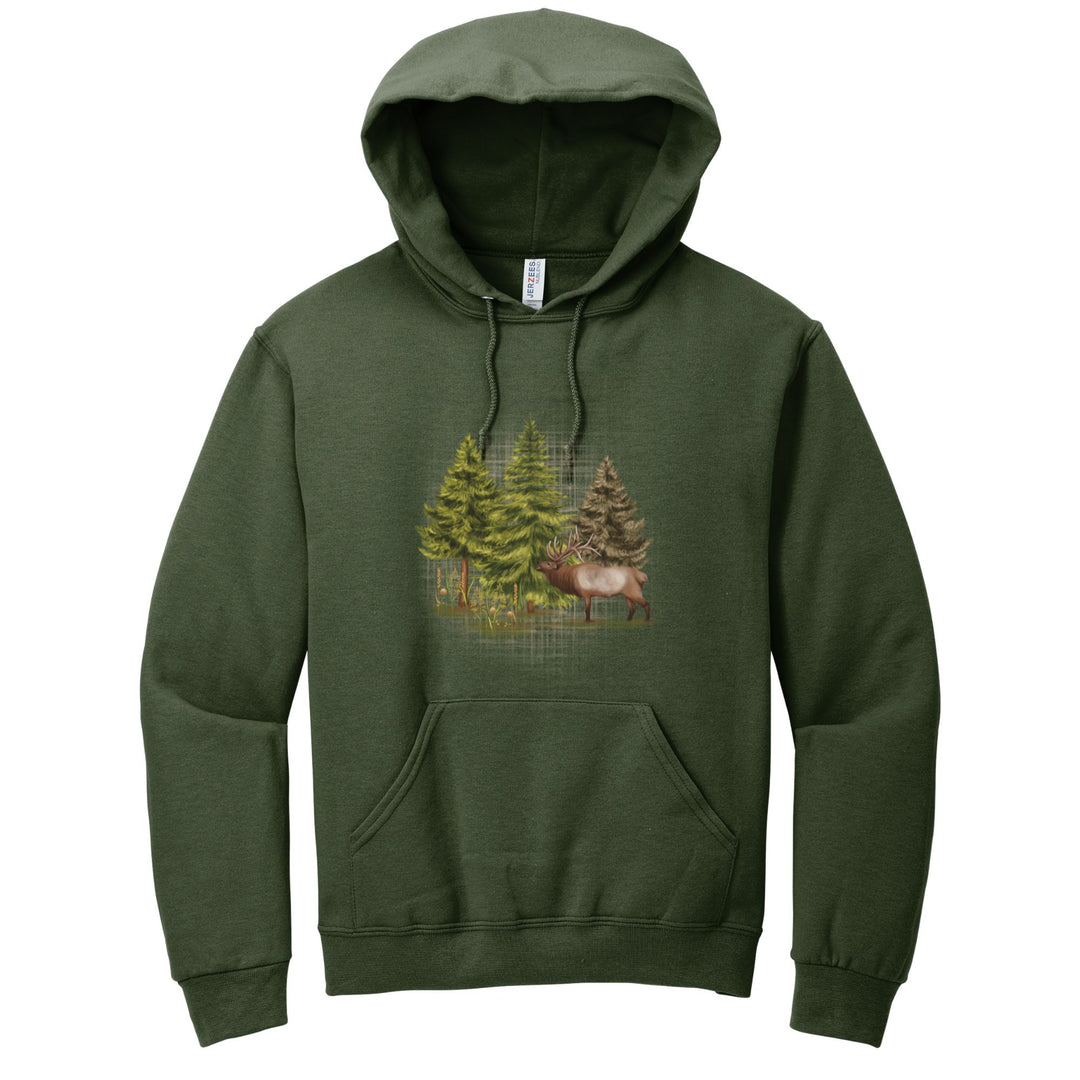 HOODIE : BUGLING ELK