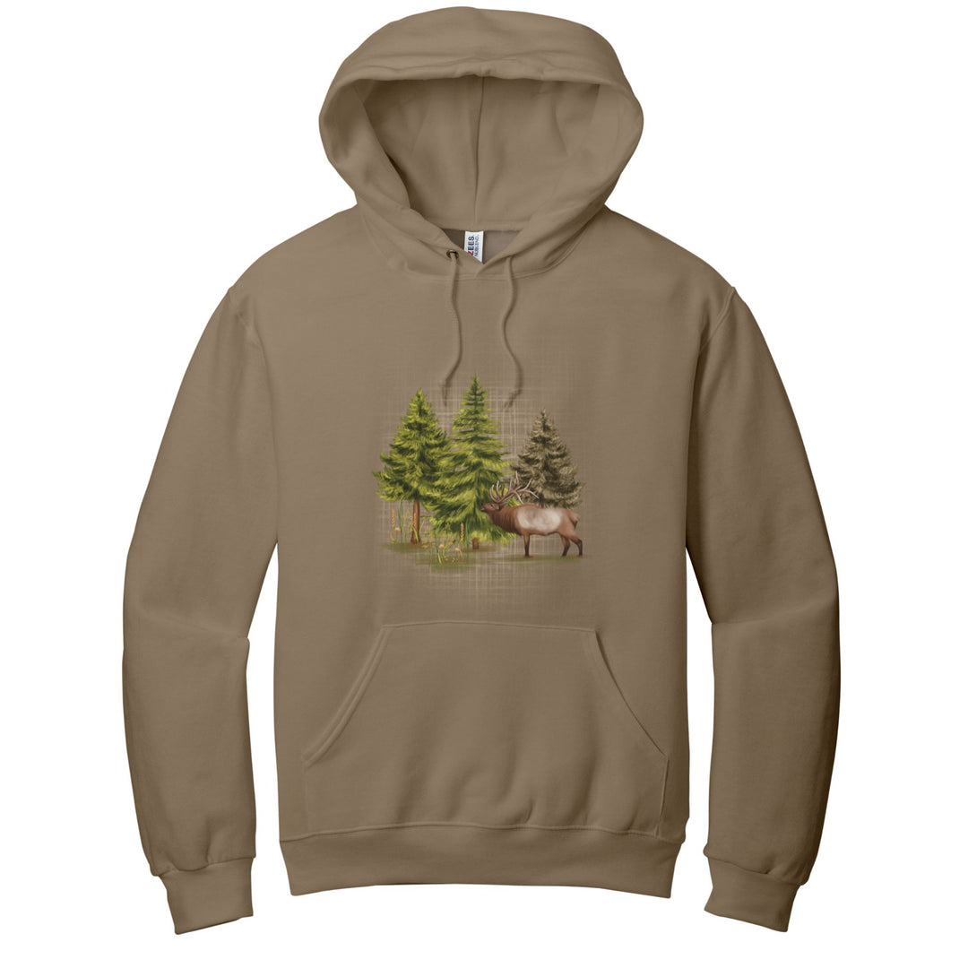 HOODIE : BUGLING ELK