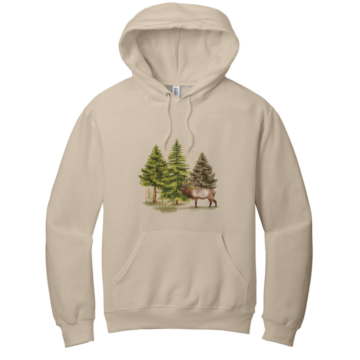 HOODIE : BUGLING ELK