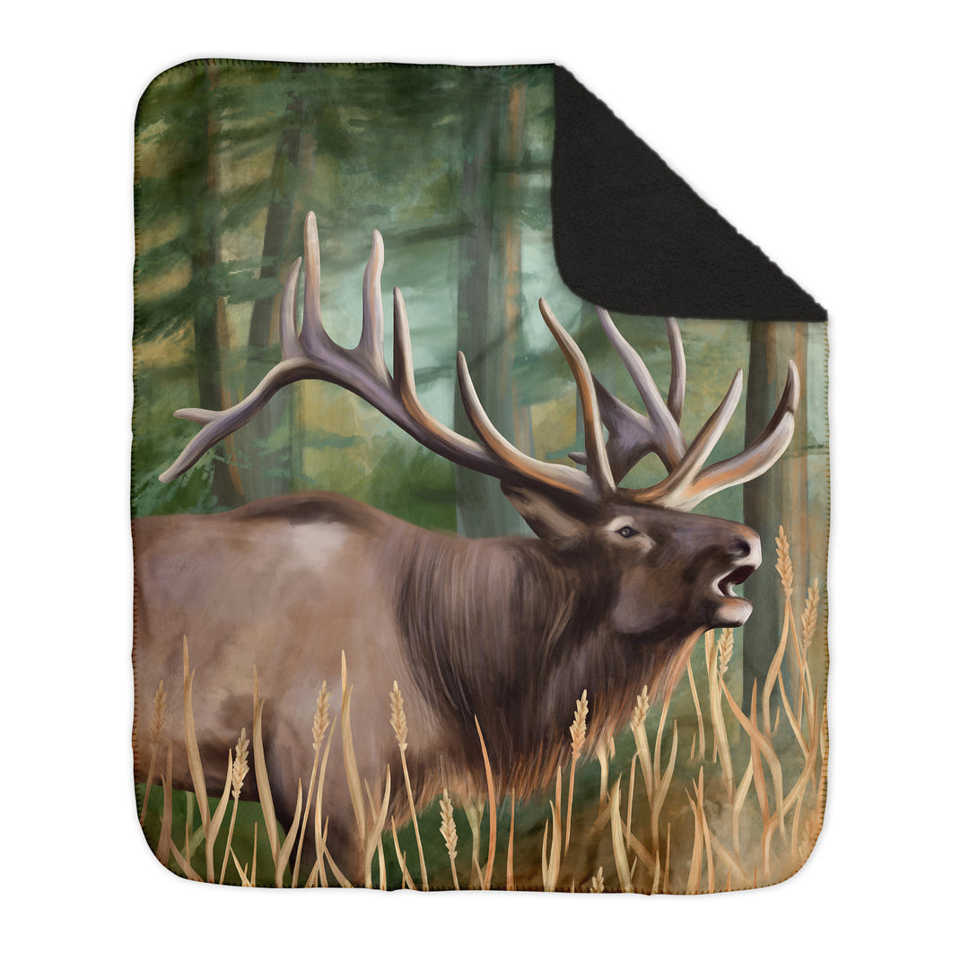 BLANKETS : BULL ELK