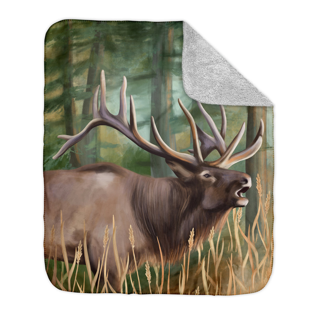 BLANKETS : BULL ELK