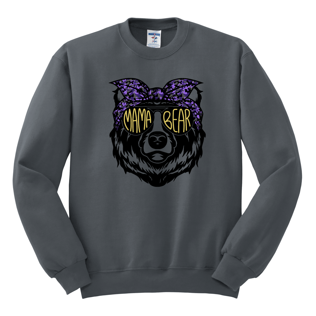 CREWNECK : MAMA BEAR IN SUNGLASSES