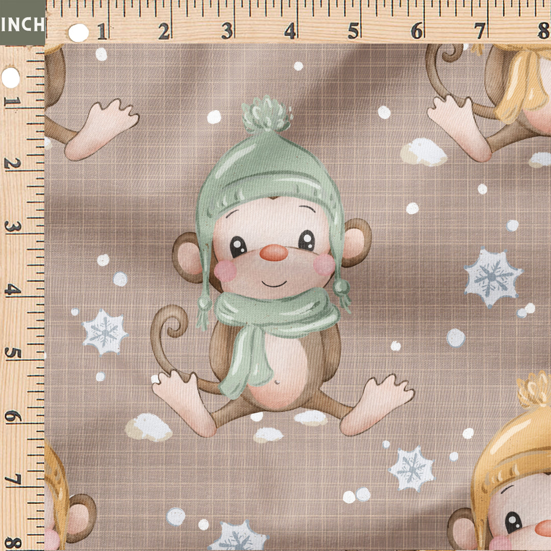 COZY WINTER MONKEY