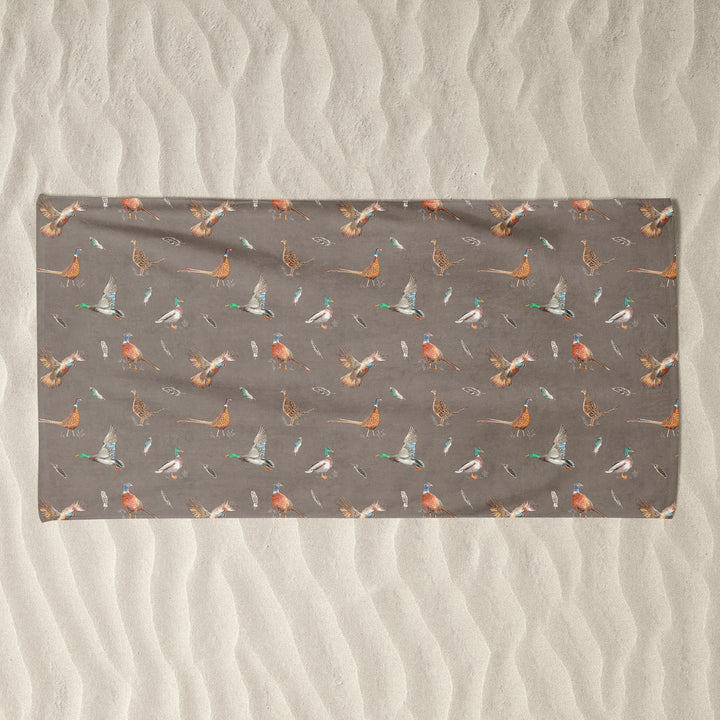 BEACH TOWEL : GAME BIRDS