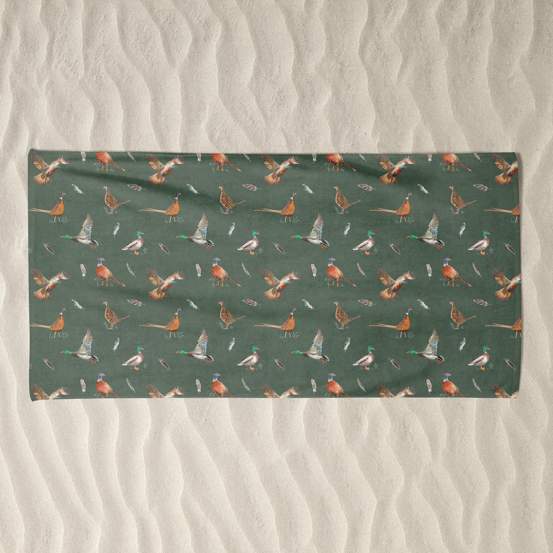 BEACH TOWEL : GAME BIRDS