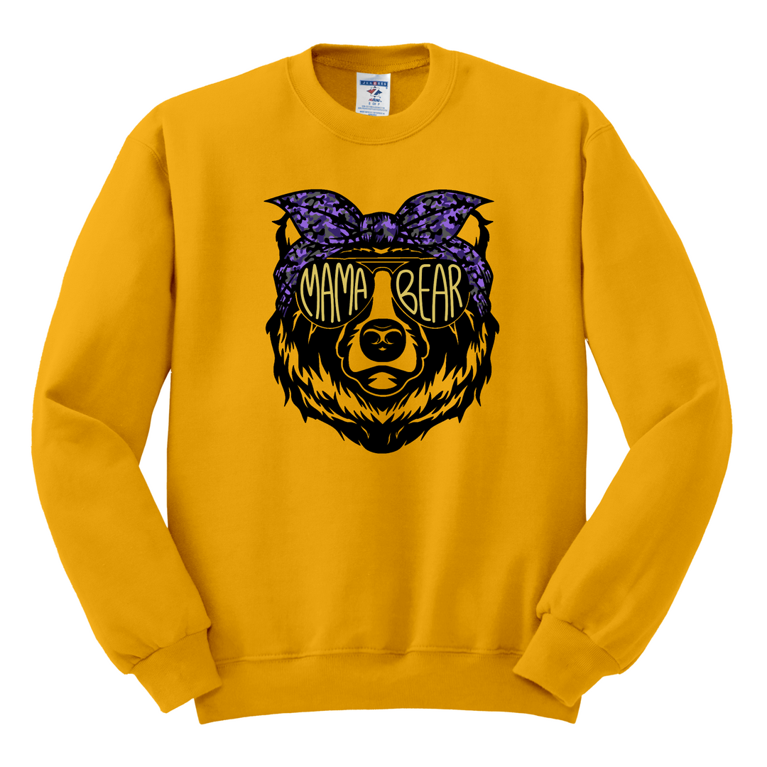 CREWNECK : MAMA BEAR IN SUNGLASSES