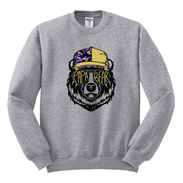 CREWNECK : PAPA BEAR IN SUNGLASSES