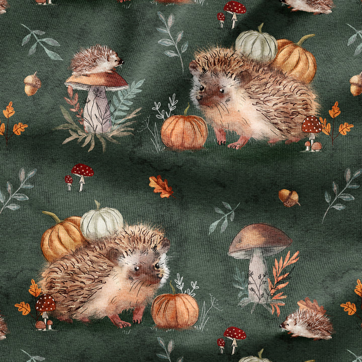 HEDGEHOG IN A PUMPKIN PATCH