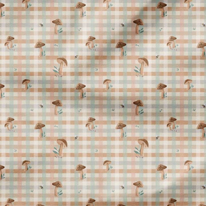 MUSHROOM GINGHAM