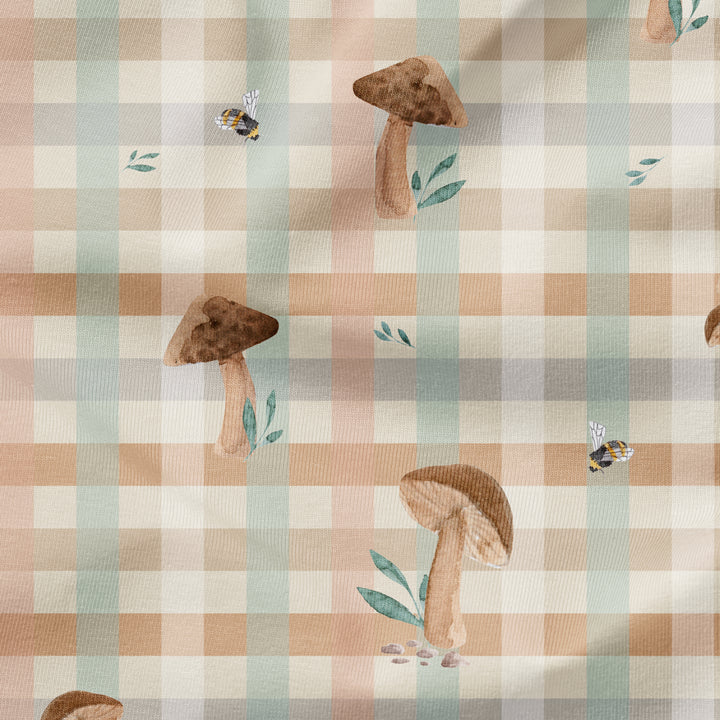 MUSHROOM GINGHAM