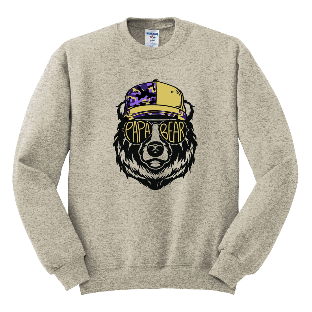 CREWNECK : PAPA BEAR IN SUNGLASSES