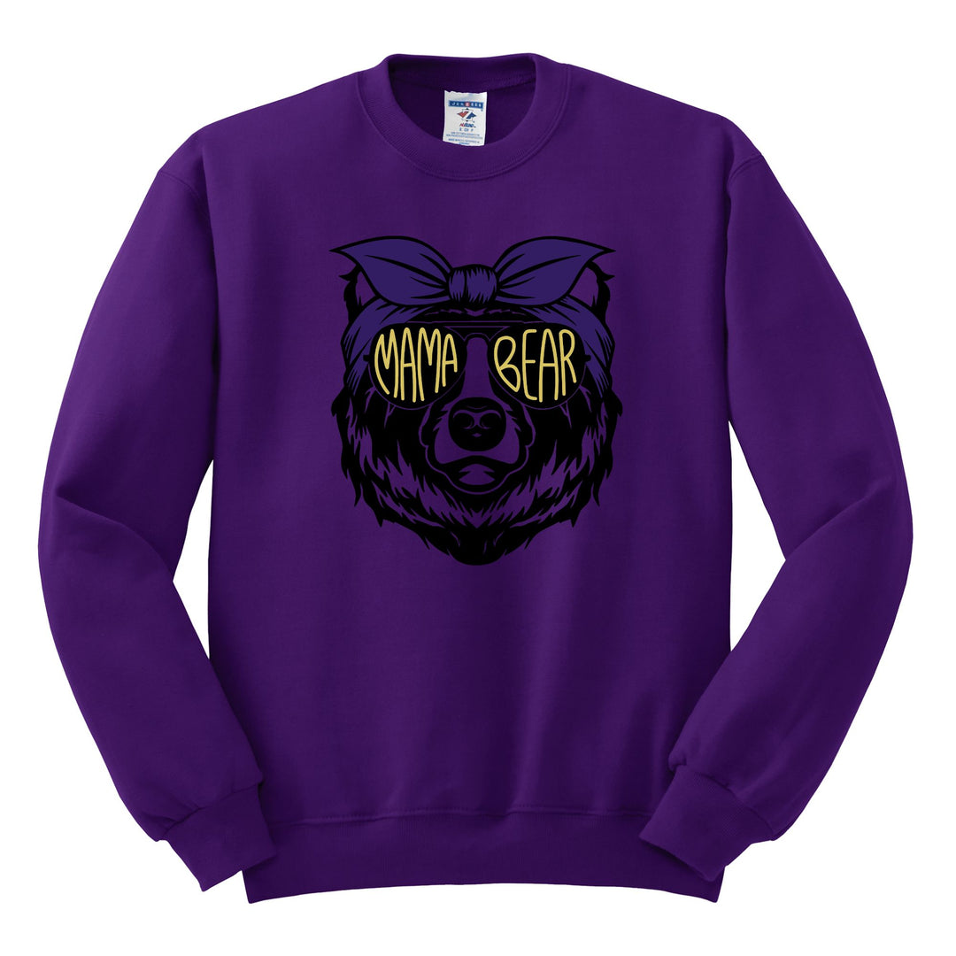 CREWNECK : MAMA BEAR IN SUNGLASSES