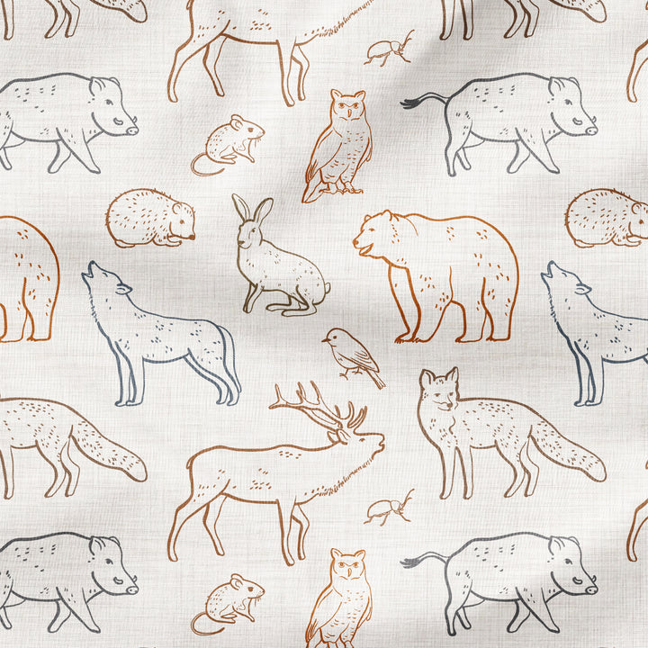 SKETCHED FOREST ANIMALS