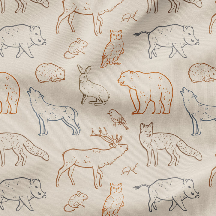 SKETCHED FOREST ANIMALS