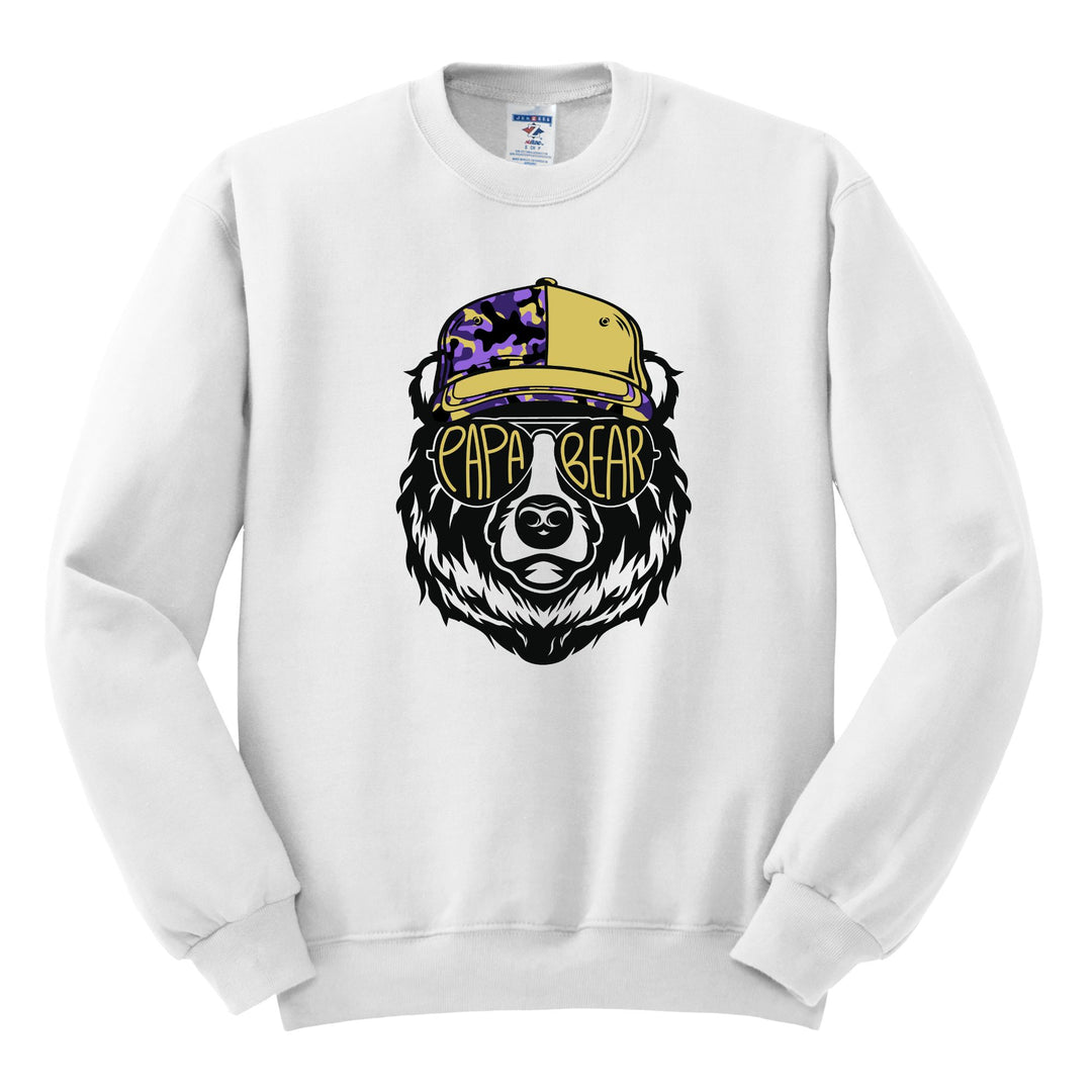 CREWNECK : PAPA BEAR IN SUNGLASSES