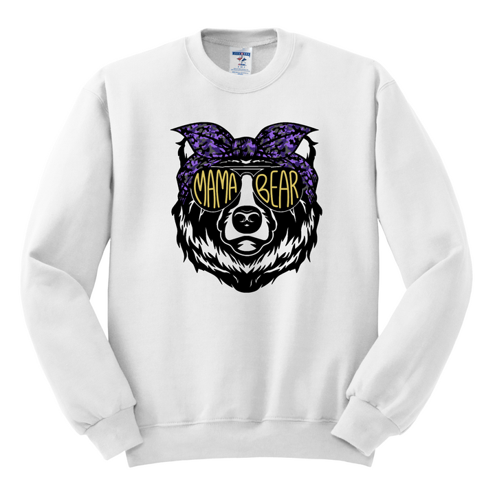 CREWNECK : MAMA BEAR IN SUNGLASSES