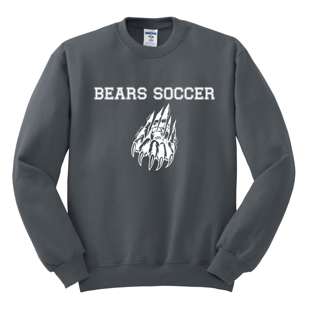 CREWNECK : WHITE BEAR SCRATCH