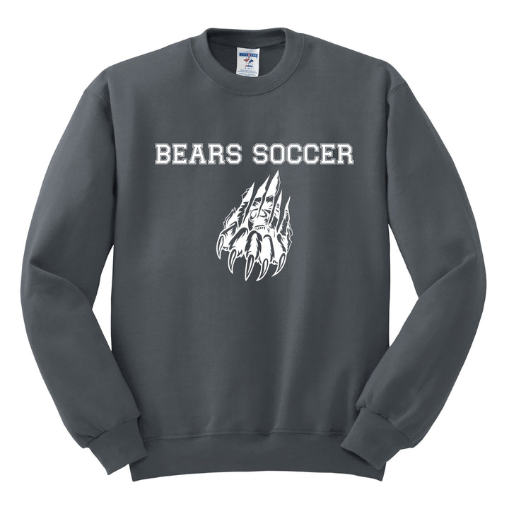 CREWNECK : WHITE BEAR SCRATCH