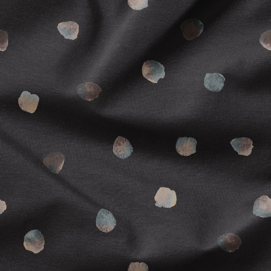 GRUNGE WOODLAND POLKA DOTS