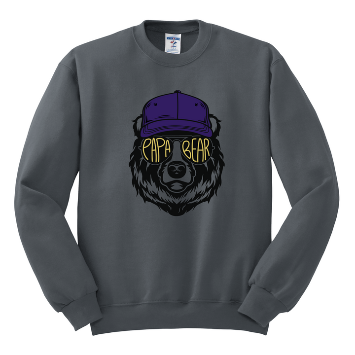 CREWNECK : PAPA BEAR IN SUNGLASSES