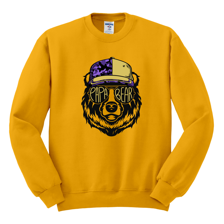 CREWNECK : PAPA BEAR IN SUNGLASSES