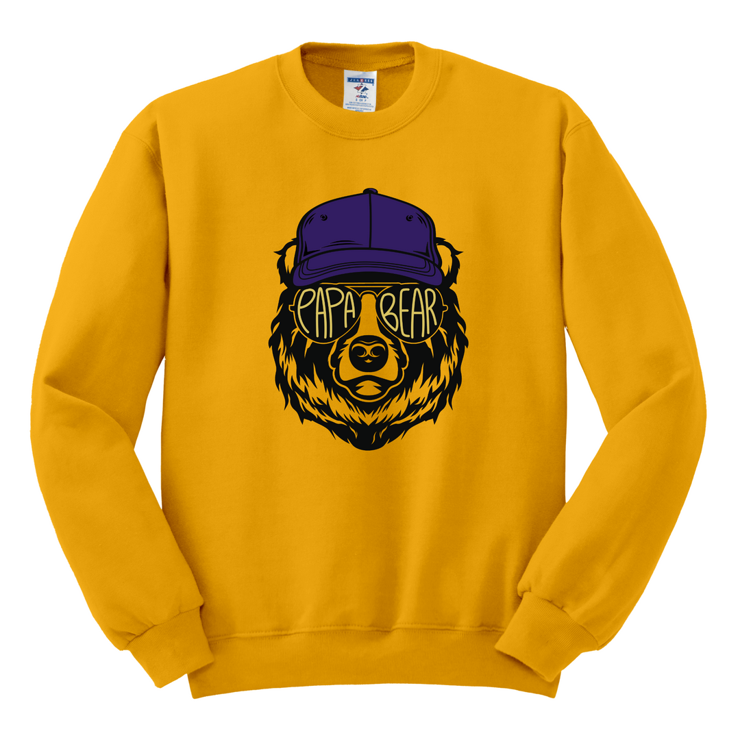 CREWNECK : PAPA BEAR IN SUNGLASSES