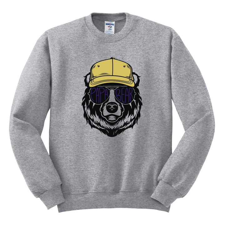 CREWNECK : PAPA BEAR IN SUNGLASSES