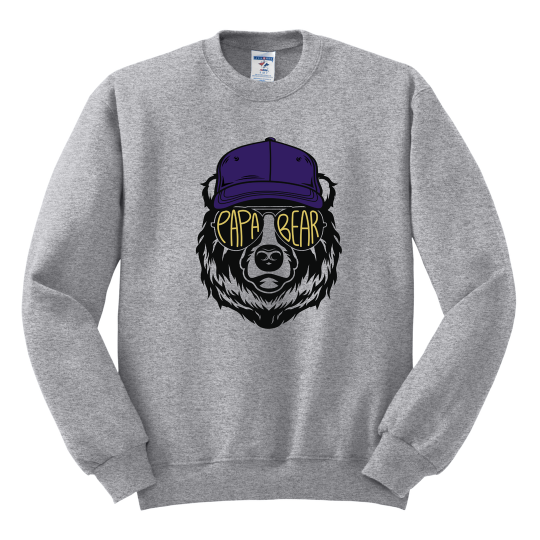 CREWNECK : PAPA BEAR IN SUNGLASSES