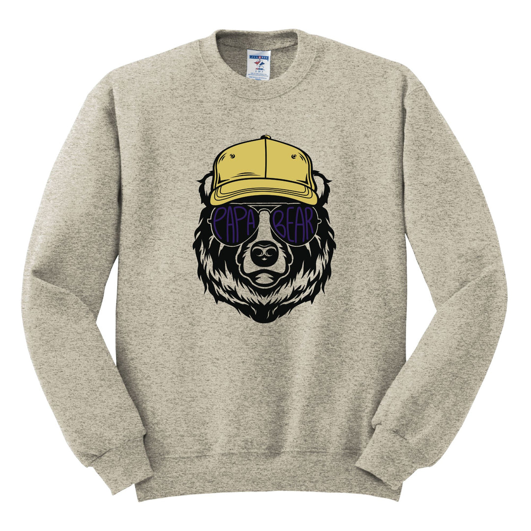 CREWNECK : PAPA BEAR IN SUNGLASSES