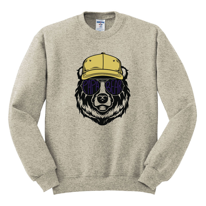 CREWNECK : PAPA BEAR IN SUNGLASSES