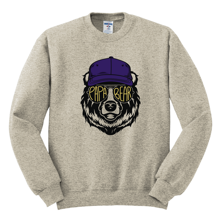 CREWNECK : PAPA BEAR IN SUNGLASSES